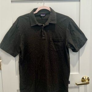 Patagonia Men's Dark Gray Polo Shirt